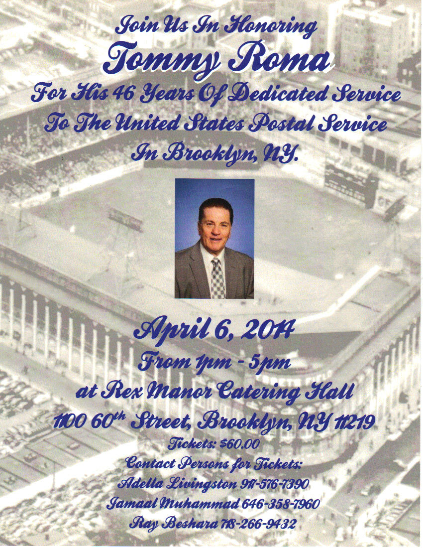 Honoring Tommy Roma