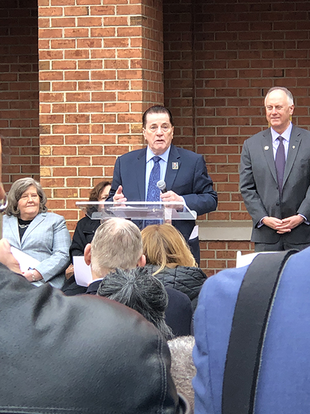 PMG, Megan Brennan, Tommy, Marylou Palladino, daughter of Vincent, & Chuck Mulidore, Secretary/Treasurer of NAPS