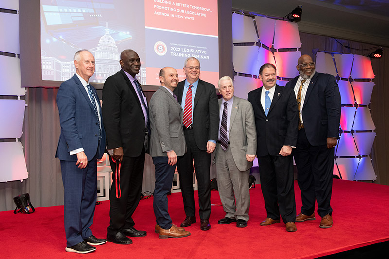 Congressman Garbarino, N.Y. Delegation, and Resident Officers at LTS