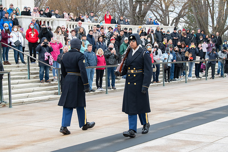 Changing of Guard Tomb of the Unknown Soldier