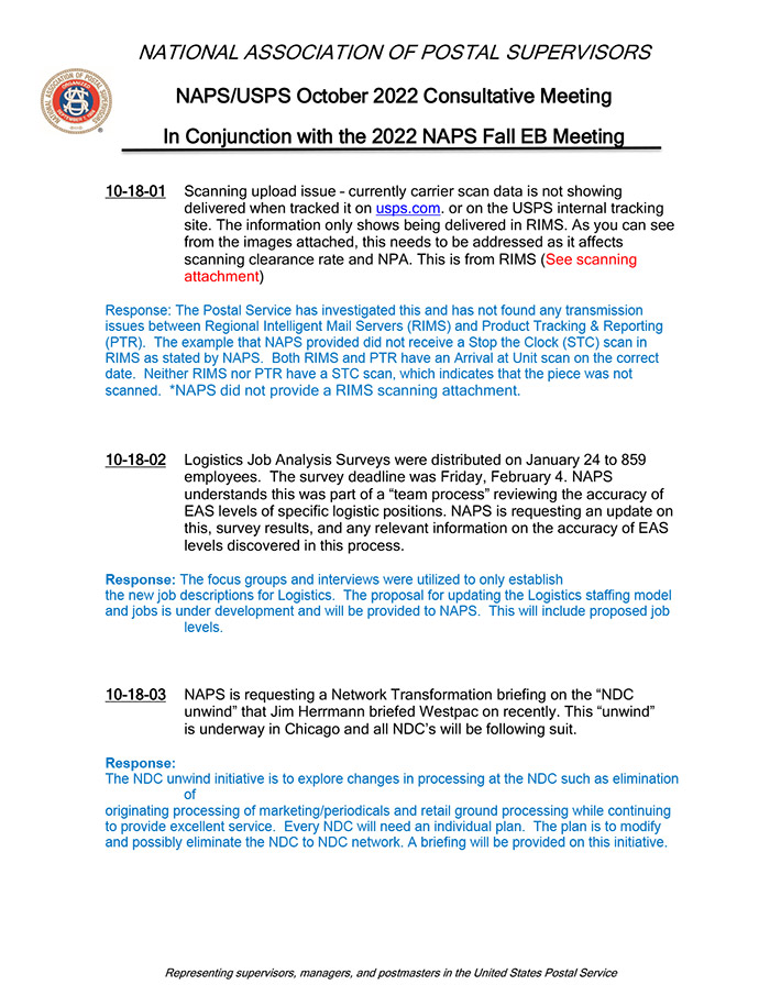 October 2022 Consultative Meeting Minutes