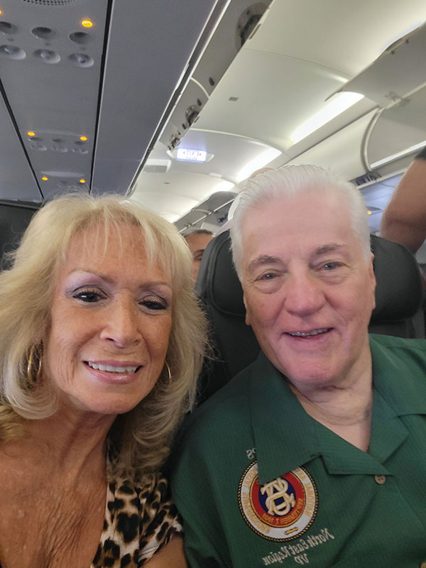 Cathy & Tommy Roma flying down to Puerto Rico for successful N.E. Area seminar